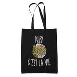Tote Bag Noir Albi c’est la vie