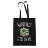 Tote Bag Noir Alfortville c’est la vie