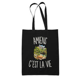 Tote Bag Noir Amiens c’est la vie