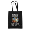 Tote Bag Noir Annecy c’est la vie