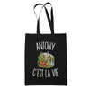 Tote Bag Noir Antony c’est la vie