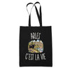 Tote Bag Noir Arles c’est la vie