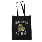 Tote Bag Noir Aulnay-sous-Bois c’est la vie