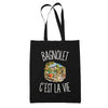 Tote Bag Noir Bagnolet c’est la vie