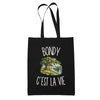 Tote Bag Noir Bondy c’est la vie