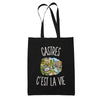 Tote Bag Noir Castres c’est la vie
