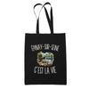 Tote Bag Noir Épinay-sur-Seine c’est la vie