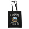 Tote Bag Noir L’Argentine c’est la vie