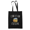 Tote Bag Noir L’Eure-et-Loir c’est la vie