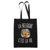 Tote Bag Noir La Belgique c’est la vie