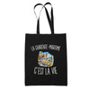 Tote Bag Noir La Charente-Maritime c’est la vie