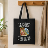 Tote Bag Noir La Creuse c’est la vie