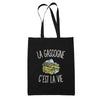 Tote Bag Noir La Gascogne c’est la vie