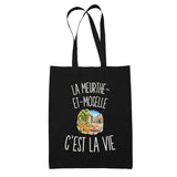 Tote Bag Noir La Meurthe-et-Moselle c’est la vie