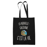 Tote Bag Noir La Nouvelle-Calédonie c’est la vie