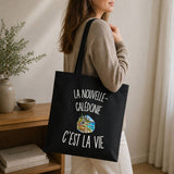 Tote Bag Noir La Nouvelle-Calédonie c’est la vie