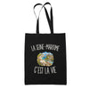 Tote Bag Noir La Seine-Maritime c’est la vie