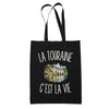 Tote Bag Noir La Touraine c’est la vie
