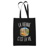 Tote Bag Noir La Vienne c’est la vie