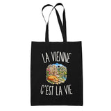 Tote Bag Noir La Vienne c’est la vie