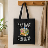 Tote Bag Noir La Vienne c’est la vie