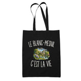 Tote Bag Noir Le Blanc-Mesnil c’est la vie