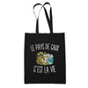 Tote Bag Noir Le Pays de Caux c’est la vie