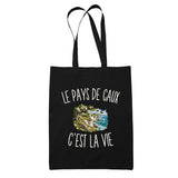 Tote Bag Noir Le Pays de Caux c’est la vie
