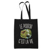 Tote Bag Noir Le Poitou c’est la vie