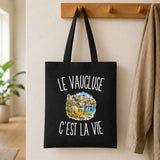 Tote Bag Noir Le Vaucluse c’est la vie