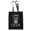Tote Bag Noir Les Bouches-du-Rhône c’est la vie