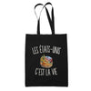 Tote Bag Noir Les États-Unis c’est la vie