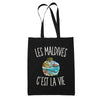 Tote Bag Noir Les Maldives c’est la vie