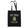 Tote Bag Noir Livry-Gargan c’est la vie