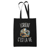 Tote Bag Noir Lorient c’est la vie