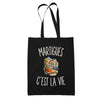Tote Bag Noir Martigues c’est la vie