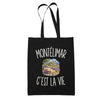 Tote Bag Noir Montélimar c’est la vie