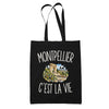 Tote Bag Noir Montpellier c’est la vie