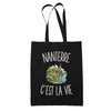 Tote Bag Noir Nanterre c’est la vie