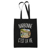 Tote Bag Noir Narbonne c’est la vie