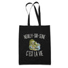Tote Bag Noir Neuilly-sur-Seine c’est la vie