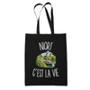 Tote Bag Noir Niort c’est la vie