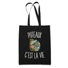 Tote Bag Noir Puteaux c’est la vie