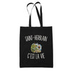 Tote Bag Noir Saint-Herblain c’est la vie