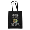 Tote Bag Noir Saint-Maur-des-Fossés c’est la vie