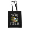 Tote Bag Noir Suresnes c’est la vie