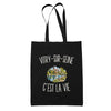 Tote Bag Noir Vitry-sur-Seine c’est la vie