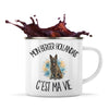 Mug Métal Émaillé Mon Berger Hollandais c'est ma vie