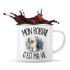 Mug Métal Émaillé Mon Bobtail c'est ma vie