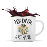 Mug Métal Émaillé Mon Kangal c'est ma vie